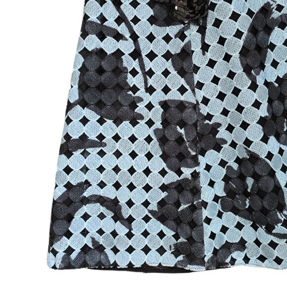 SACHIN & BABI Noir Black Blue Strapless Embellished Prom Dress Midi‎ US Size 0 - Picture 9 of 10